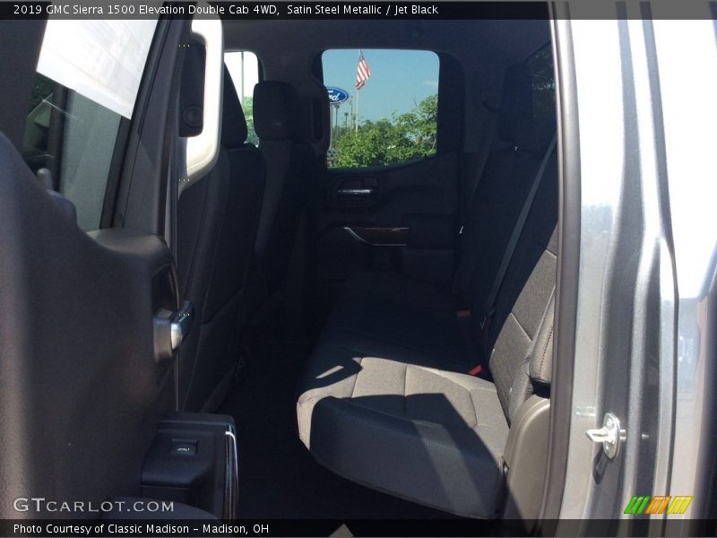 Satin Steel Metallic / Jet Black 2019 GMC Sierra 1500 Elevation Double Cab 4WD