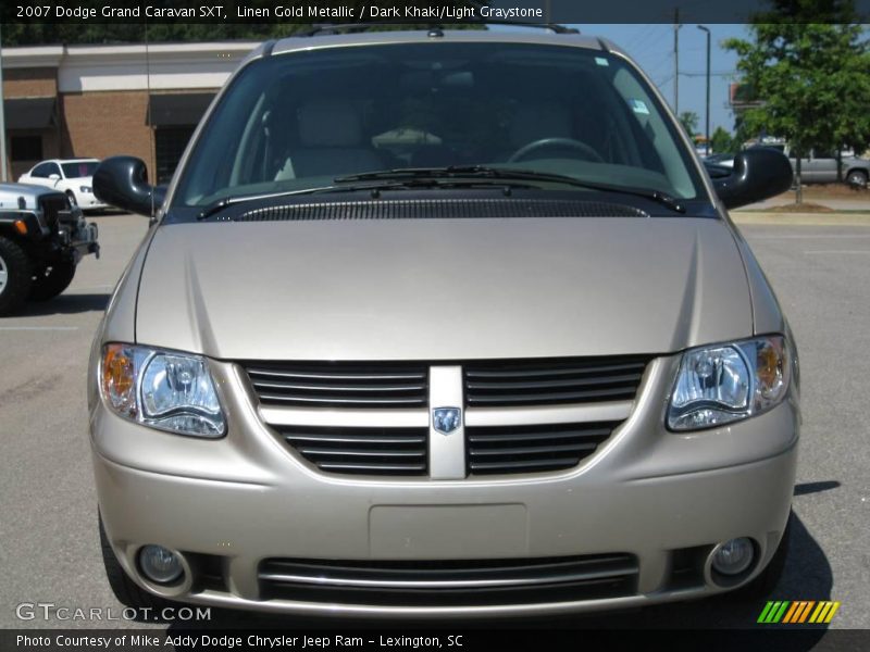 Linen Gold Metallic / Dark Khaki/Light Graystone 2007 Dodge Grand Caravan SXT