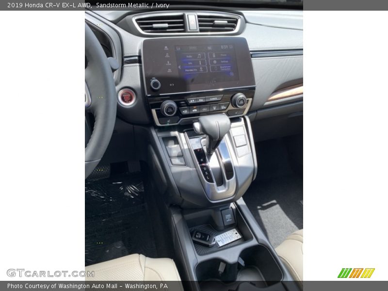 Sandstorm Metallic / Ivory 2019 Honda CR-V EX-L AWD