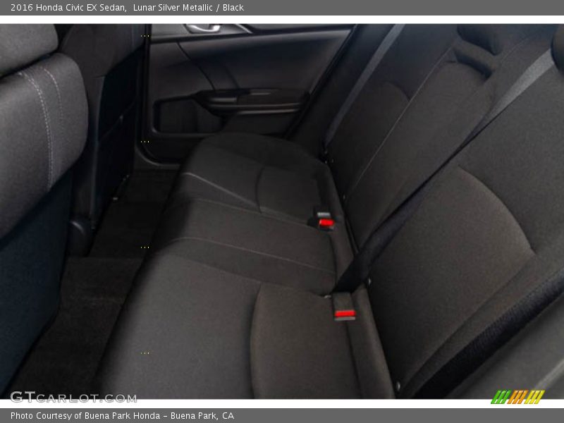 Lunar Silver Metallic / Black 2016 Honda Civic EX Sedan