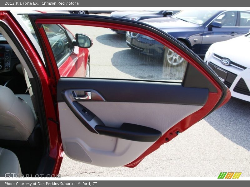 Crimson Red / Stone 2013 Kia Forte EX