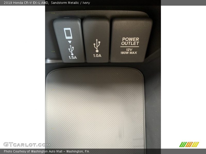 Sandstorm Metallic / Ivory 2019 Honda CR-V EX-L AWD