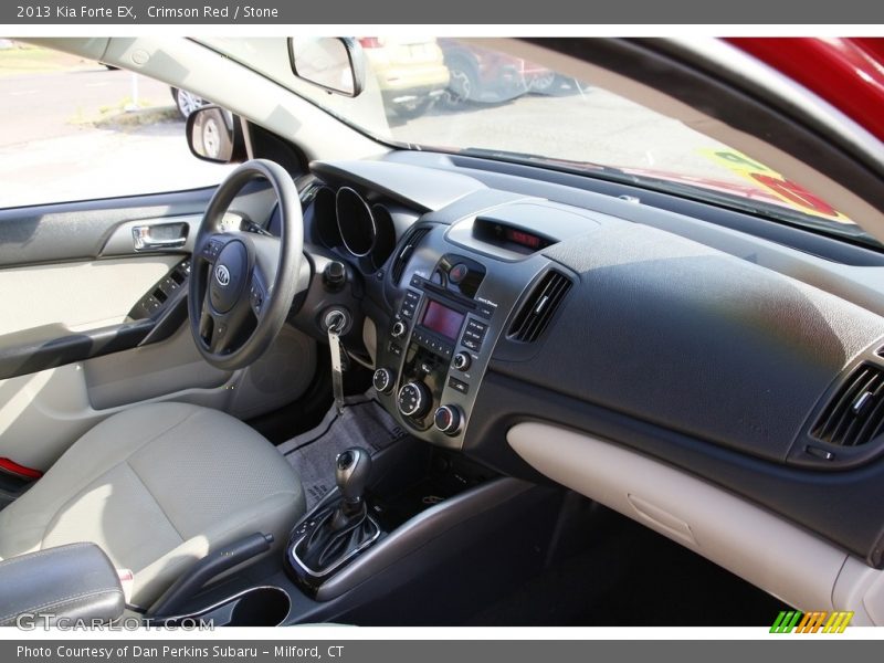 Crimson Red / Stone 2013 Kia Forte EX