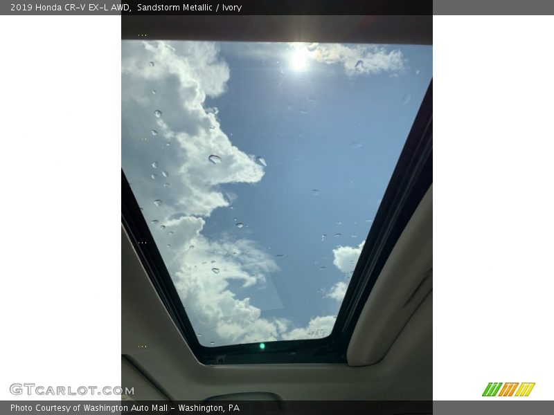 Sandstorm Metallic / Ivory 2019 Honda CR-V EX-L AWD