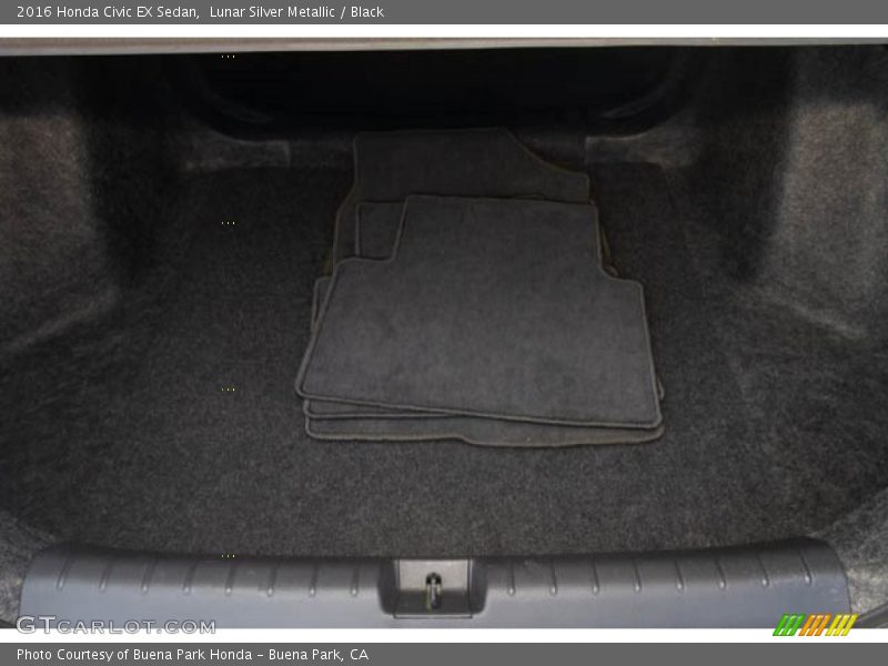 Lunar Silver Metallic / Black 2016 Honda Civic EX Sedan