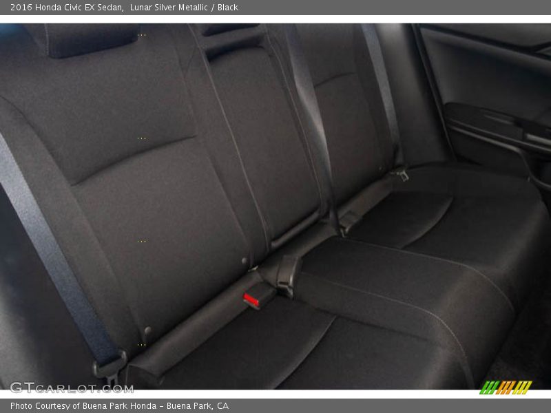 Lunar Silver Metallic / Black 2016 Honda Civic EX Sedan