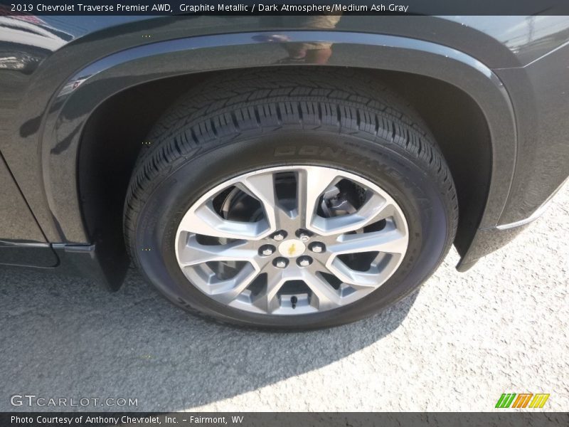 Graphite Metallic / Dark Atmosphere/Medium Ash Gray 2019 Chevrolet Traverse Premier AWD