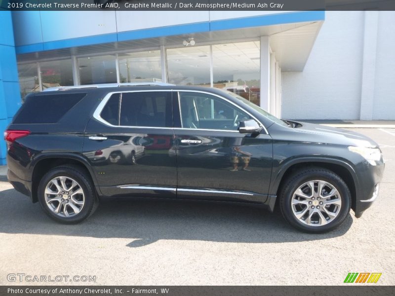 Graphite Metallic / Dark Atmosphere/Medium Ash Gray 2019 Chevrolet Traverse Premier AWD