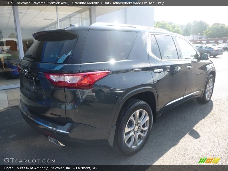 Graphite Metallic / Dark Atmosphere/Medium Ash Gray 2019 Chevrolet Traverse Premier AWD