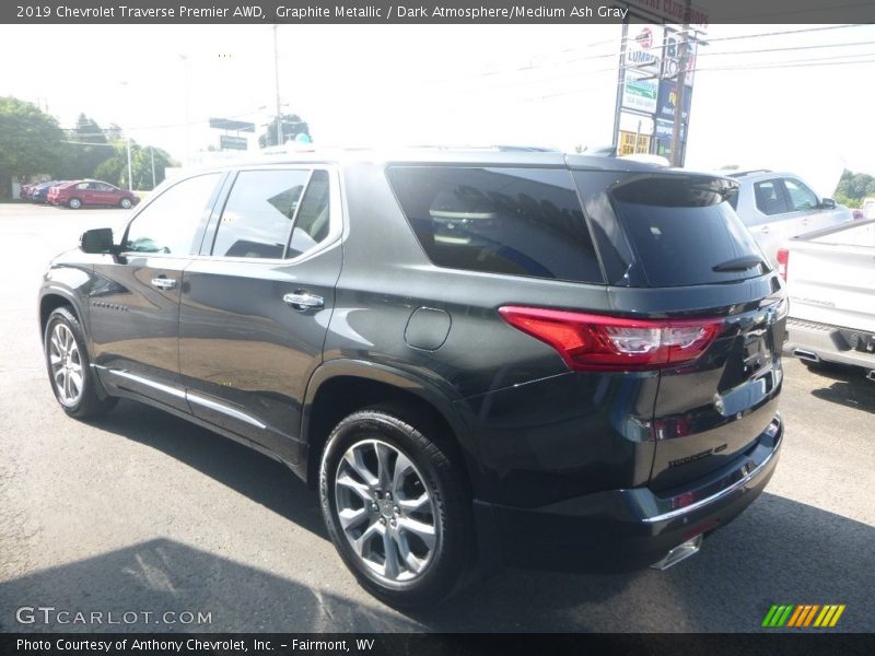 Graphite Metallic / Dark Atmosphere/Medium Ash Gray 2019 Chevrolet Traverse Premier AWD