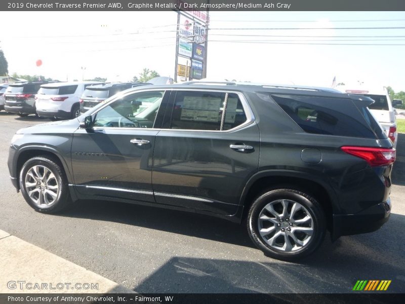 Graphite Metallic / Dark Atmosphere/Medium Ash Gray 2019 Chevrolet Traverse Premier AWD