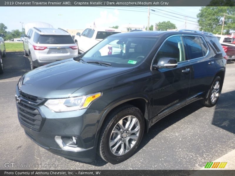 Graphite Metallic / Dark Atmosphere/Medium Ash Gray 2019 Chevrolet Traverse Premier AWD