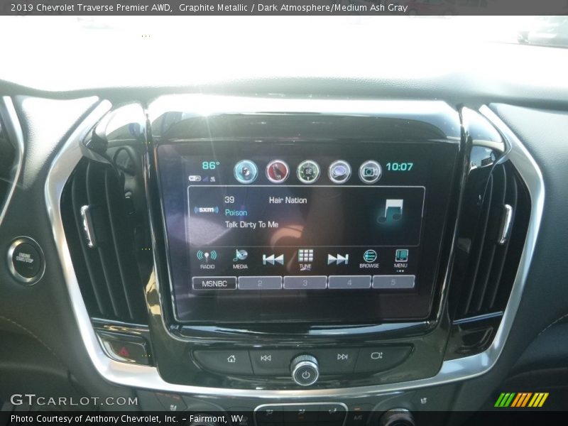 Graphite Metallic / Dark Atmosphere/Medium Ash Gray 2019 Chevrolet Traverse Premier AWD