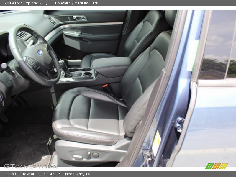 Blue Metallic / Medium Black 2019 Ford Explorer XLT