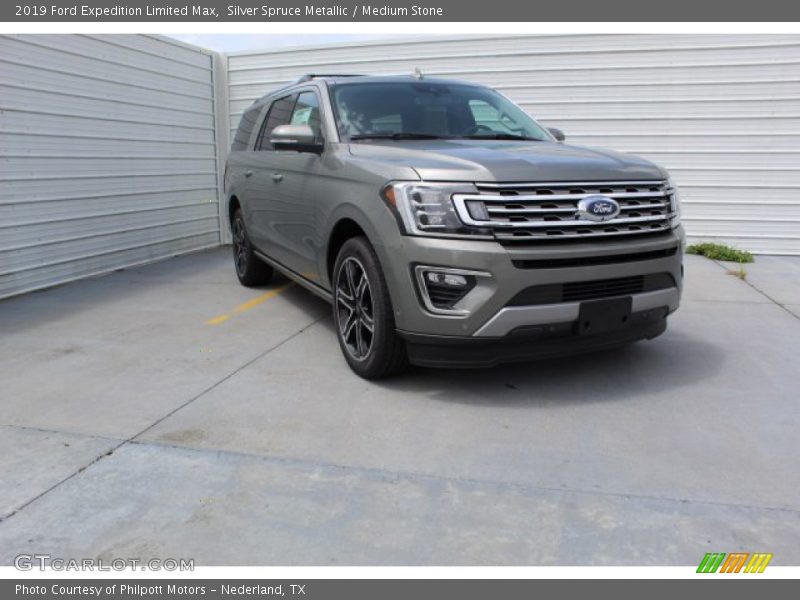 Silver Spruce Metallic / Medium Stone 2019 Ford Expedition Limited Max