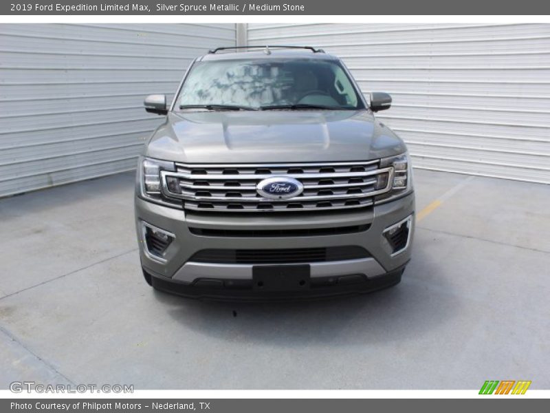Silver Spruce Metallic / Medium Stone 2019 Ford Expedition Limited Max