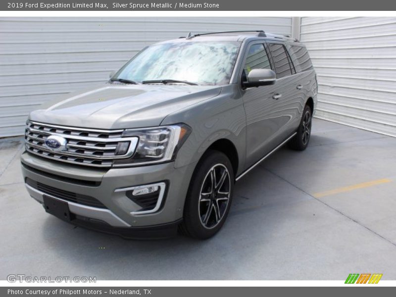Silver Spruce Metallic / Medium Stone 2019 Ford Expedition Limited Max