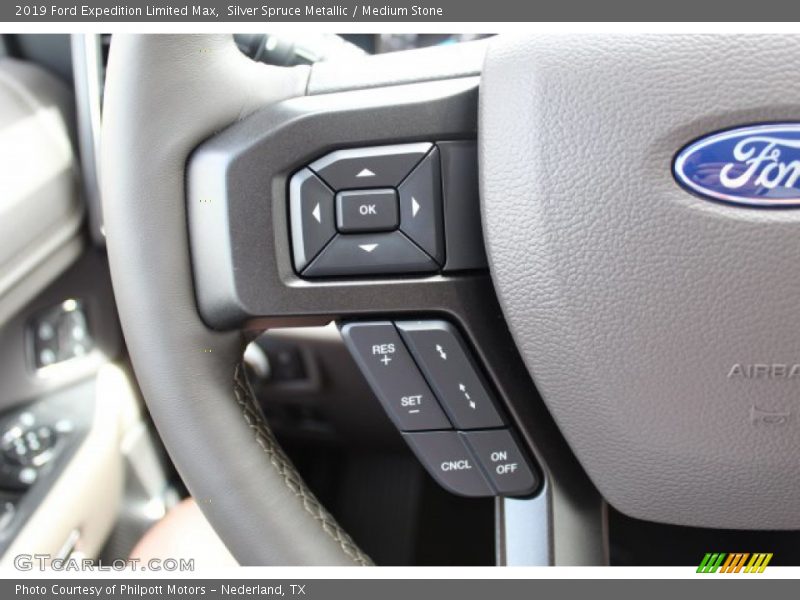 Silver Spruce Metallic / Medium Stone 2019 Ford Expedition Limited Max