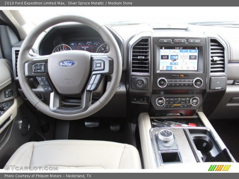 Silver Spruce Metallic / Medium Stone 2019 Ford Expedition Limited Max