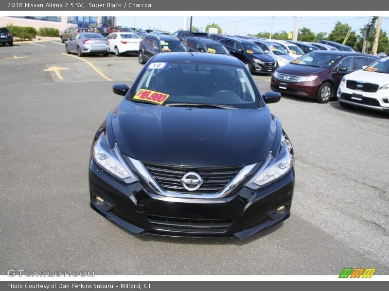 Super Black / Charcoal 2018 Nissan Altima 2.5 SV