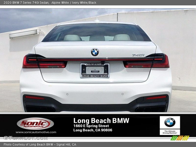 Alpine White / Ivory White/Black 2020 BMW 7 Series 740i Sedan