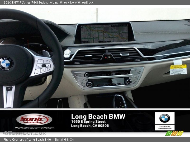 Alpine White / Ivory White/Black 2020 BMW 7 Series 740i Sedan