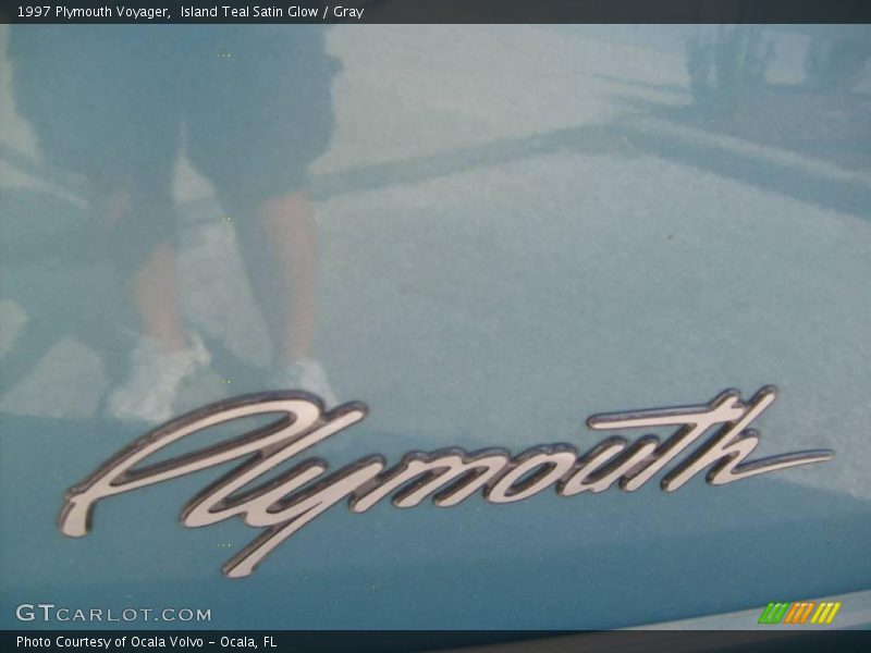 Island Teal Satin Glow / Gray 1997 Plymouth Voyager