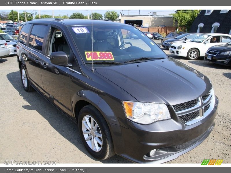 Granite Pearl / Black 2018 Dodge Grand Caravan SXT