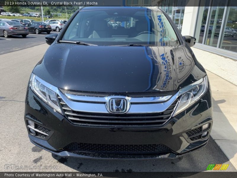 Crystal Black Pearl / Mocha 2019 Honda Odyssey EX