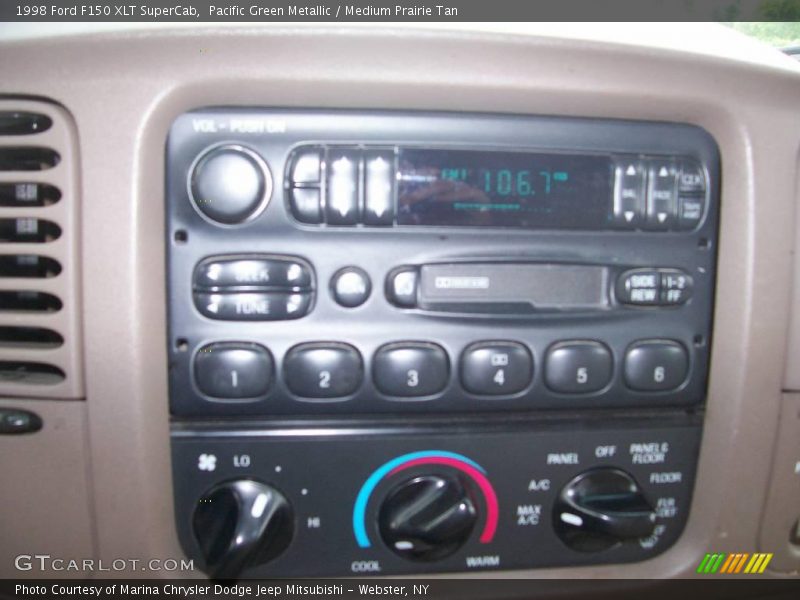 Pacific Green Metallic / Medium Prairie Tan 1998 Ford F150 XLT SuperCab