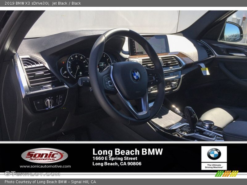 Jet Black / Black 2019 BMW X3 sDrive30i