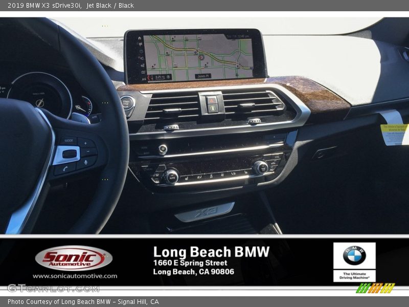 Jet Black / Black 2019 BMW X3 sDrive30i
