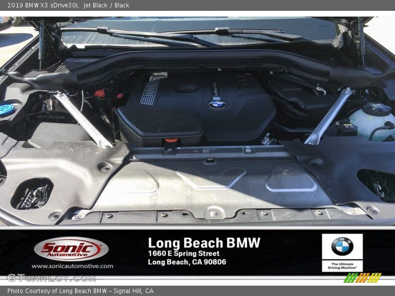 Jet Black / Black 2019 BMW X3 sDrive30i