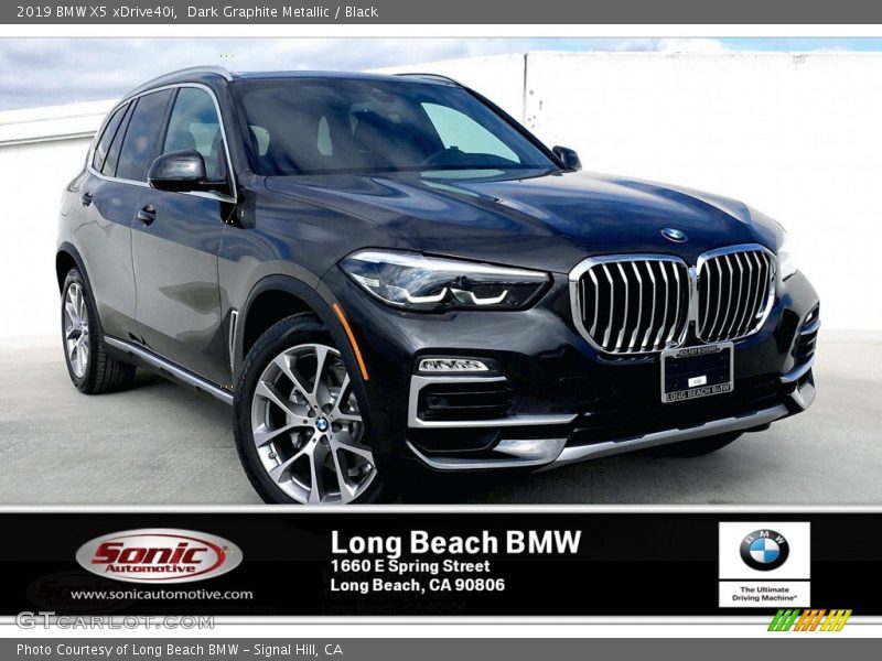Dark Graphite Metallic / Black 2019 BMW X5 xDrive40i