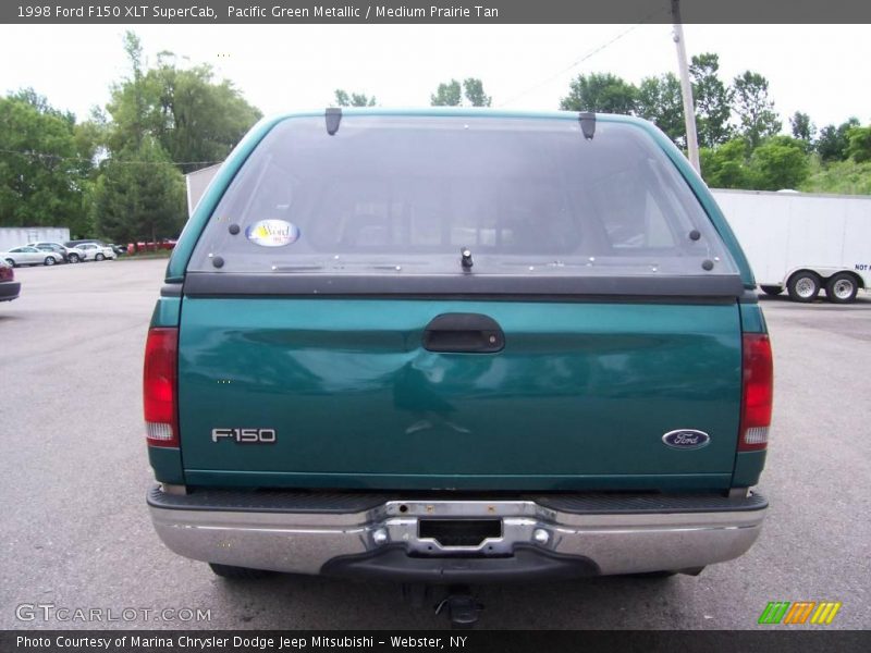 Pacific Green Metallic / Medium Prairie Tan 1998 Ford F150 XLT SuperCab