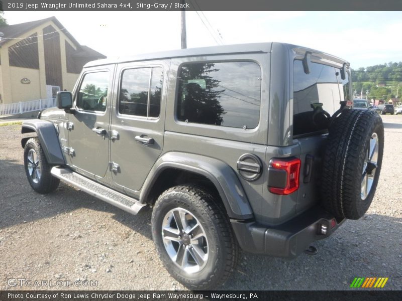 Sting-Gray / Black 2019 Jeep Wrangler Unlimited Sahara 4x4