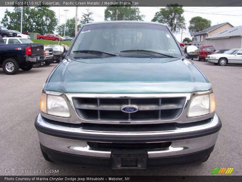Pacific Green Metallic / Medium Prairie Tan 1998 Ford F150 XLT SuperCab
