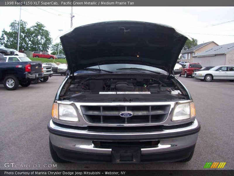 Pacific Green Metallic / Medium Prairie Tan 1998 Ford F150 XLT SuperCab
