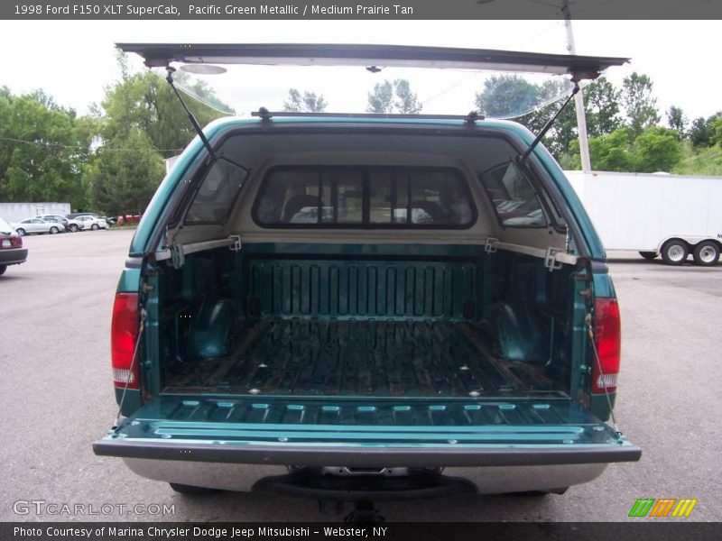 Pacific Green Metallic / Medium Prairie Tan 1998 Ford F150 XLT SuperCab