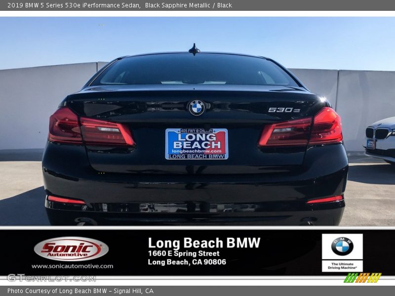 Black Sapphire Metallic / Black 2019 BMW 5 Series 530e iPerformance Sedan