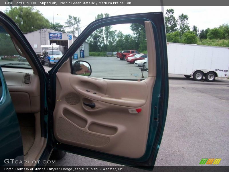 Pacific Green Metallic / Medium Prairie Tan 1998 Ford F150 XLT SuperCab