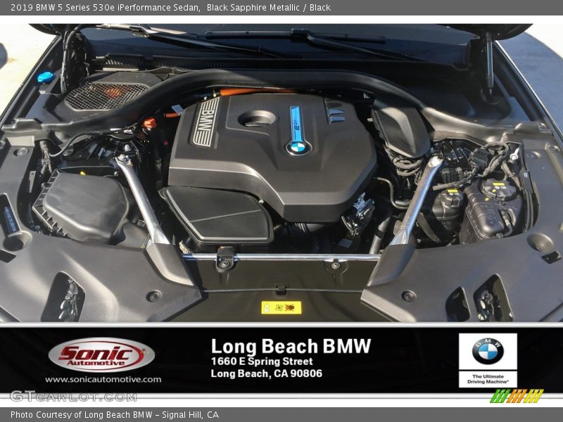 Black Sapphire Metallic / Black 2019 BMW 5 Series 530e iPerformance Sedan