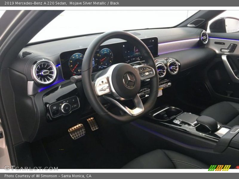 Mojave Silver Metallic / Black 2019 Mercedes-Benz A 220 Sedan