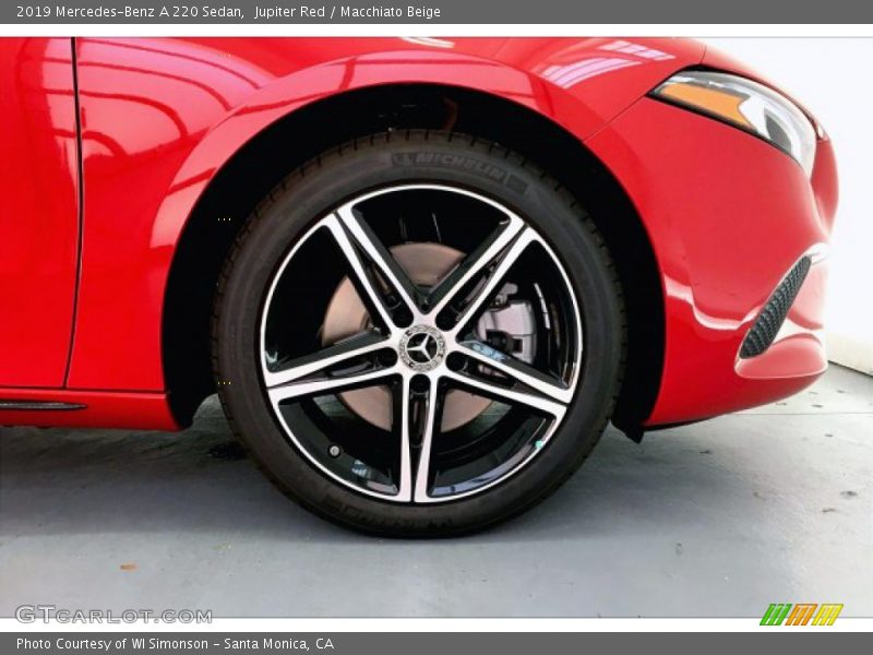 Jupiter Red / Macchiato Beige 2019 Mercedes-Benz A 220 Sedan
