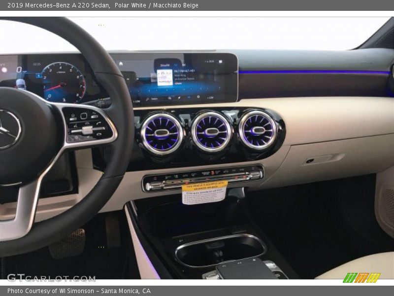 Polar White / Macchiato Beige 2019 Mercedes-Benz A 220 Sedan