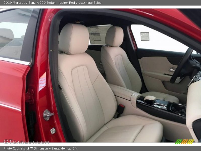 Jupiter Red / Macchiato Beige 2019 Mercedes-Benz A 220 Sedan