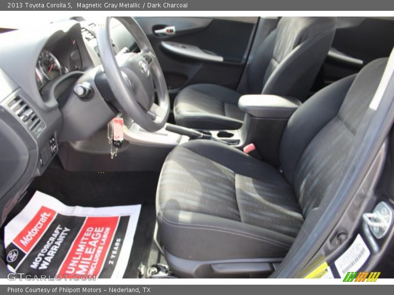 Magnetic Gray Metallic / Dark Charcoal 2013 Toyota Corolla S