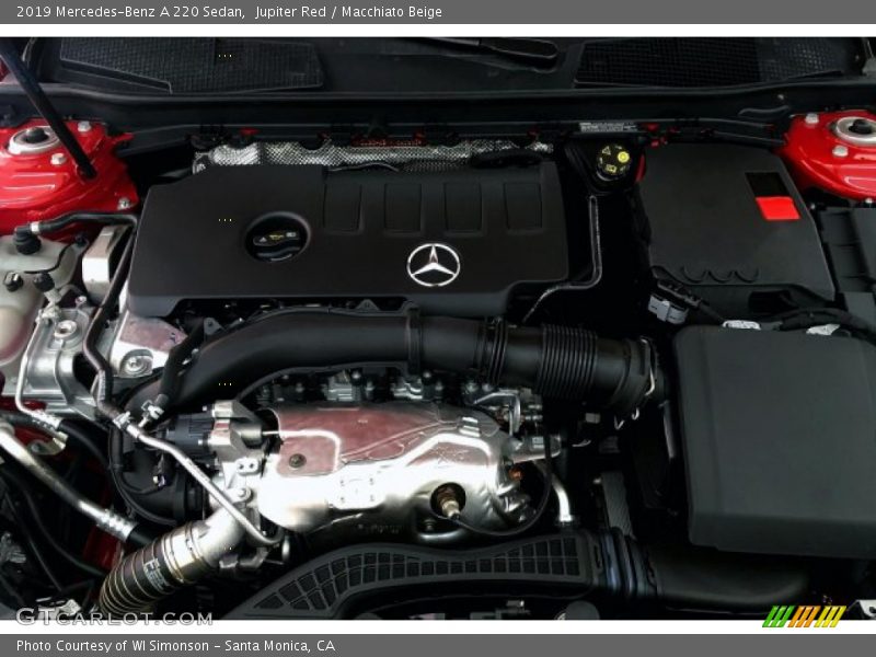 Jupiter Red / Macchiato Beige 2019 Mercedes-Benz A 220 Sedan