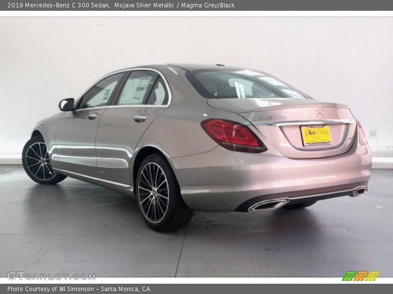 Mojave Silver Metallic / Magma Grey/Black 2019 Mercedes-Benz C 300 Sedan