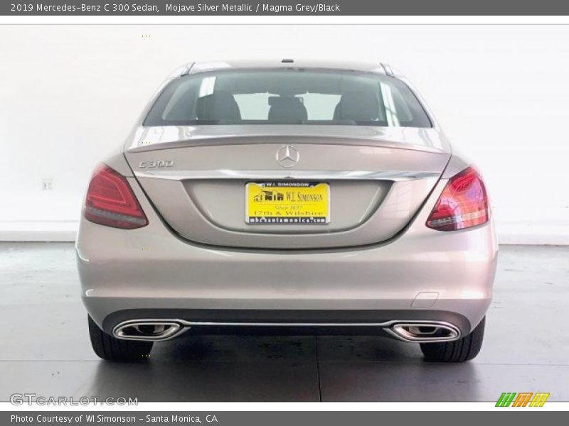 Mojave Silver Metallic / Magma Grey/Black 2019 Mercedes-Benz C 300 Sedan